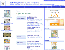 Tablet Screenshot of collect.ceylanka.net